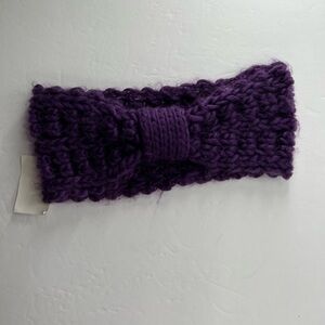 Knotted Purple Passage Knitted Ear Muffs Ladies NEW